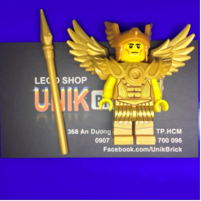 Lego UNIK BRICK Flying Warrior Chiến binh cánh vàng trong Minifigures Series 15 chính hãng (như hình).