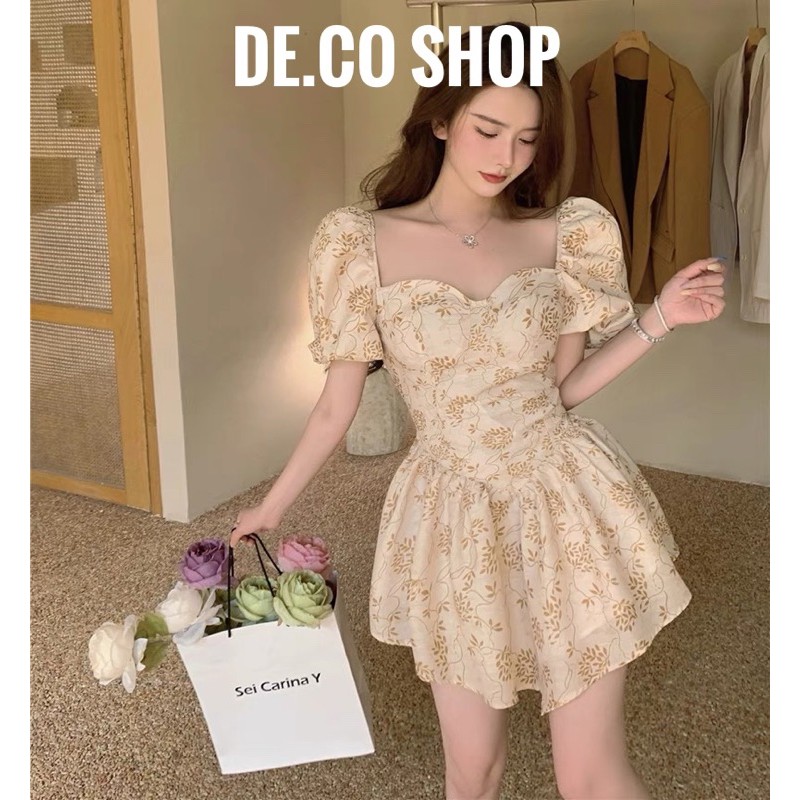 Váy Nữ Xinh Đầm Dự Tiệc -  FREESHIP - Hàng Quảng Châu Loại 1 - V11- Đầm xòe đi tiệc sang trọng