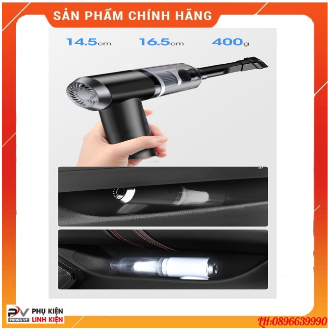Máy Hút Bụi Không Dây Mini Cầm Tay, Hút Bàn Phím, Laptop, Ô Tô, Xe Hơi