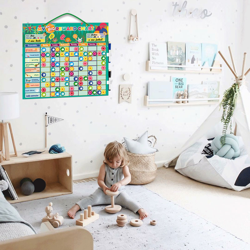 Bộ Đồ Chơi Thẻ Nam Châm Dùng Để Làm Phần Thưởng Cho Bé