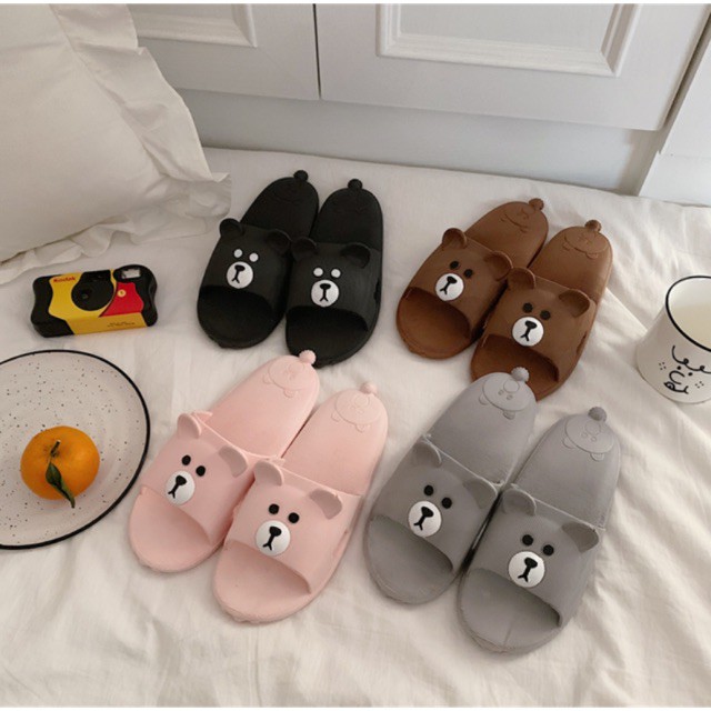 Dép Gấu Brow Cho Mẹ Và Bé sz 21-40 -Mã 3192W