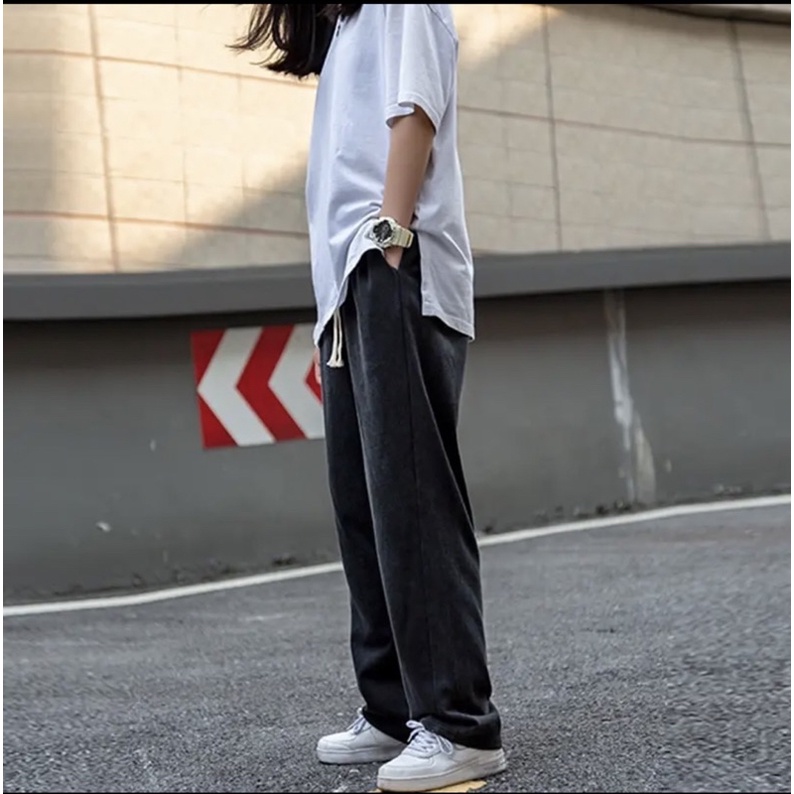 Quần nỉ dài ống suông nam nữ, quần ống suông nam nữ Unisex