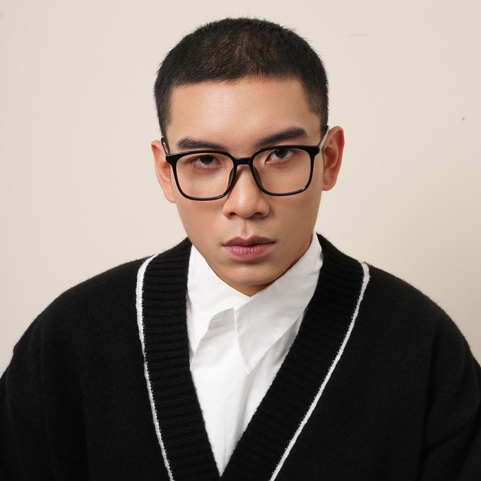 Gọng kính cận vuông nam nữ mắt kính vuông to Liupeyewear nhựa dẻo 217 , nhựa dẻo, đeo chống bụi, thời trang | BigBuy360 - bigbuy360.vn