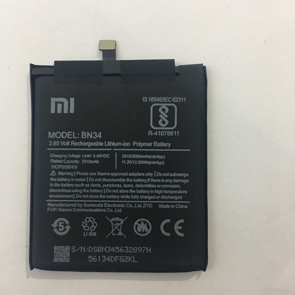 Pin Xiaomi Redmi 5A (BN34) 3000mAh