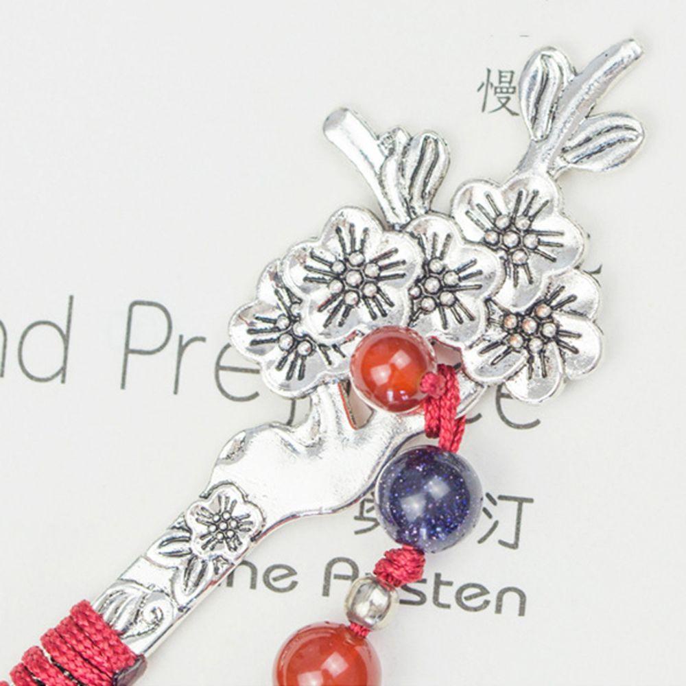 1 Bookmark Kim Loại Đính Hạt Tua Rua