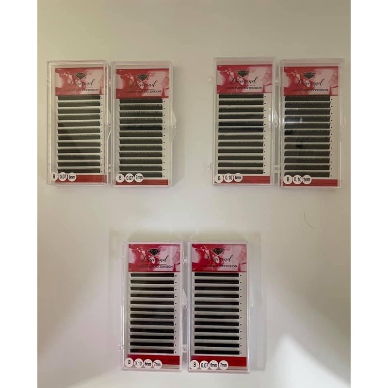 Mi khay Diamon 0.07 đủ độ cong C CC D U