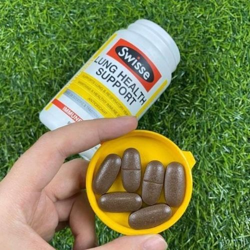 Viên uống bổ phổi hỗ trợ chức năng phổi Swisse Lung Health Support Úc 90 VIÊN