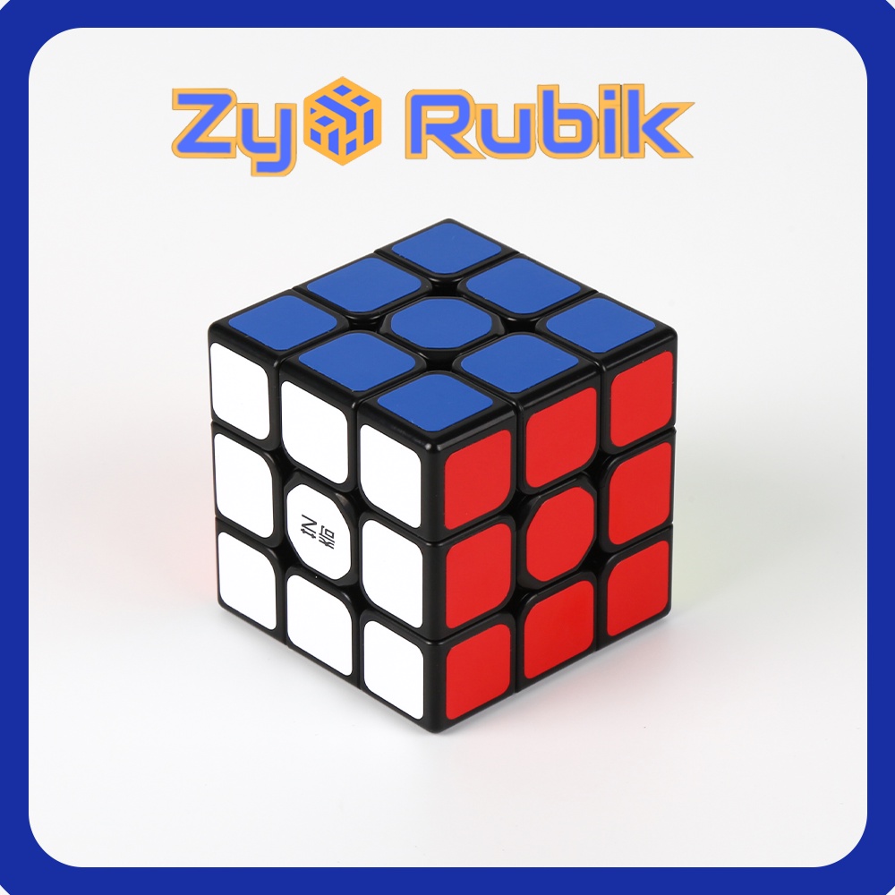 Rubik 3x3 Qiyi Sail W - Đồ Chơi Rubik 3 Tầng Qiyi Sail W (Màu Đen/ Trắng) - ZyO Rubik