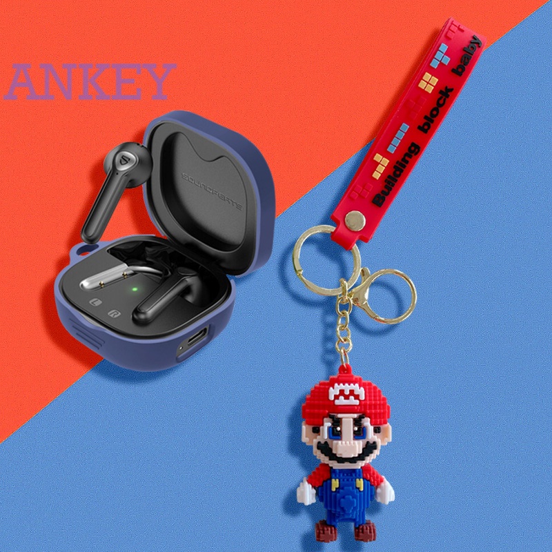 SoundPEATS TrueAir2 / Air2+ Vỏ Bảo Vệ Hộp Sạc Tai Nghe Bluetooth Không Dây Bằng Silicon Hình TWS Dễ Thương Cho