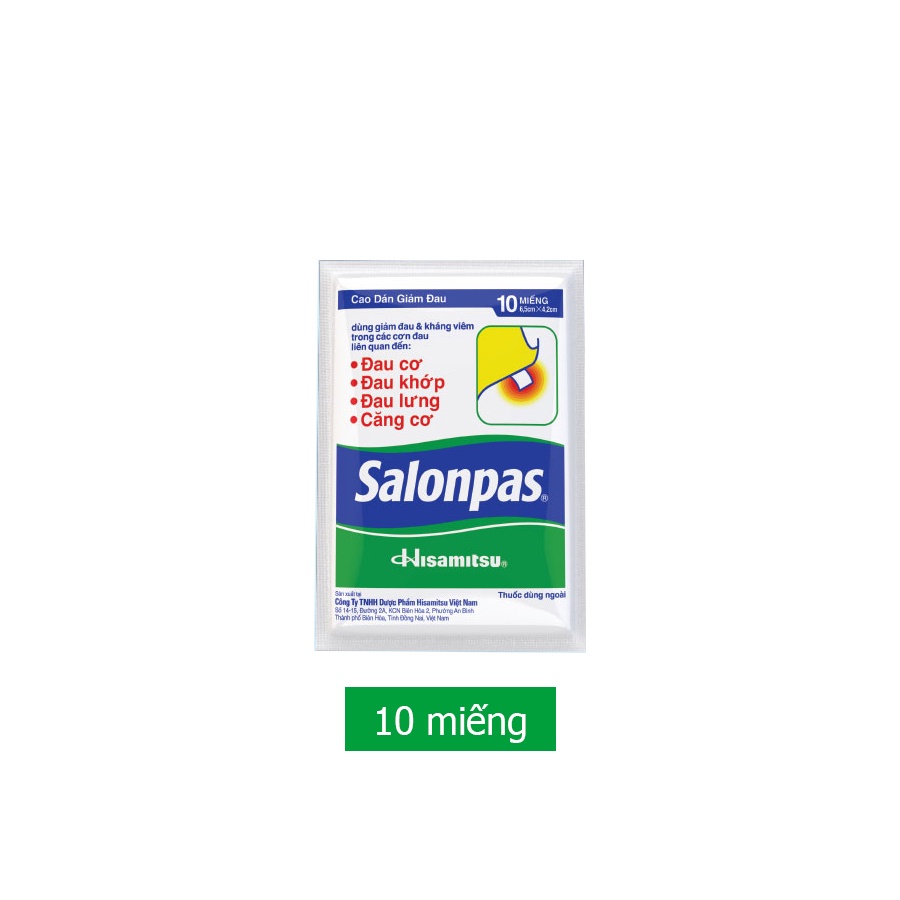 Cao dán giảm đau Salonpas