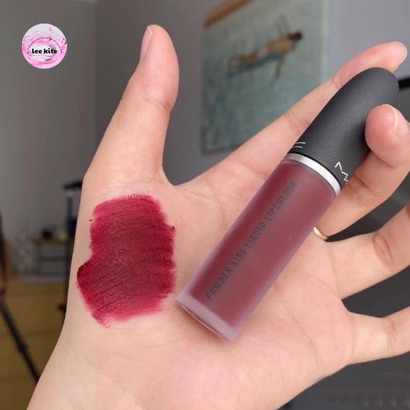 Son Kem Lì MAC 994 Make Love To The Camera Đỏ Rượu - Powder Kiss Liquid
