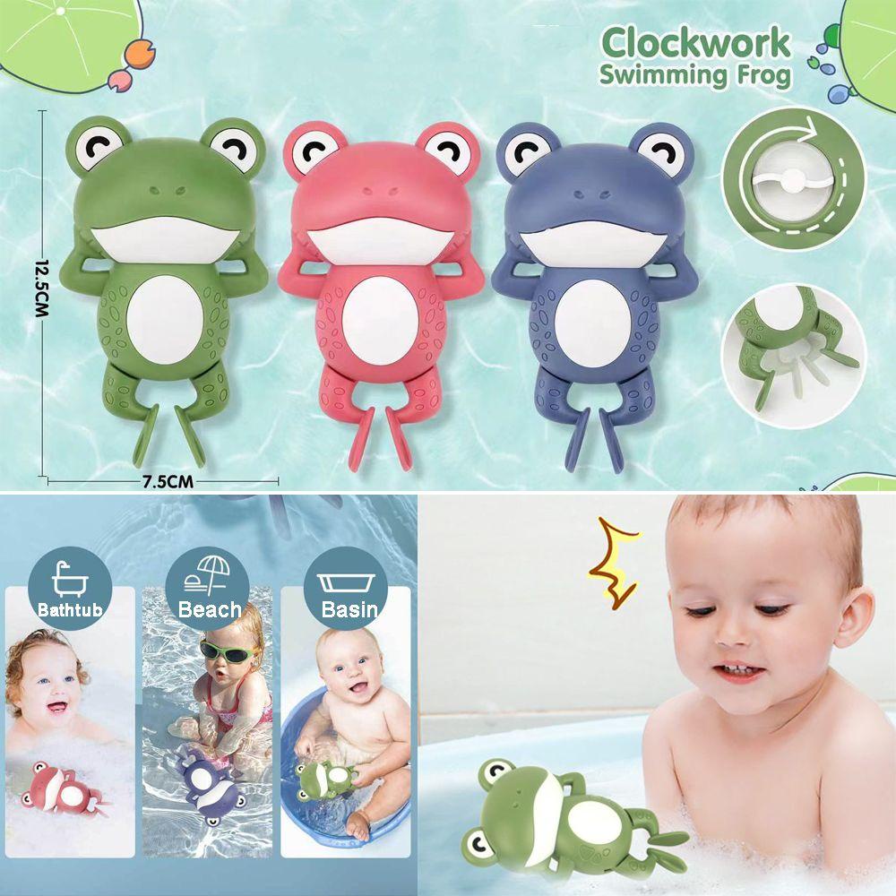 LUOL Đồ Chơi Nhà Tắm Hình Ếch Hoạt Hình Vui Nhộn Cho Các Bé