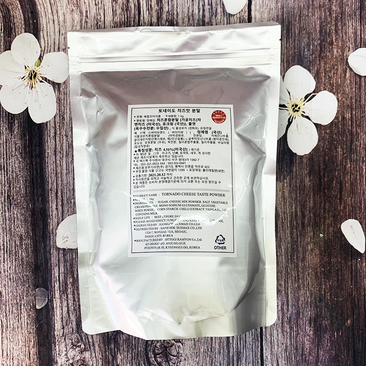 Bột phô mai Hàn Quốc lắc khoai tây tiện lợi cho nhu cầu gia đình túi dùng thử