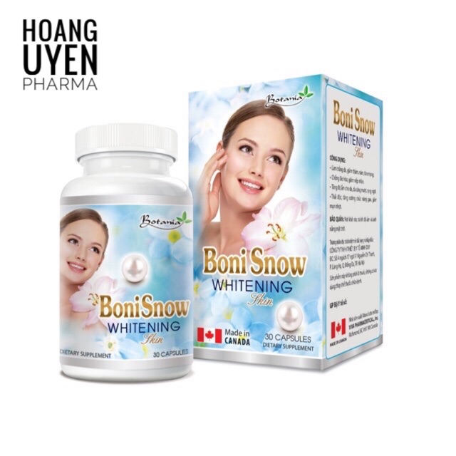 Viên uống trắng da Bonisnow - Hộp 30 viên | BigBuy360 - bigbuy360.vn
