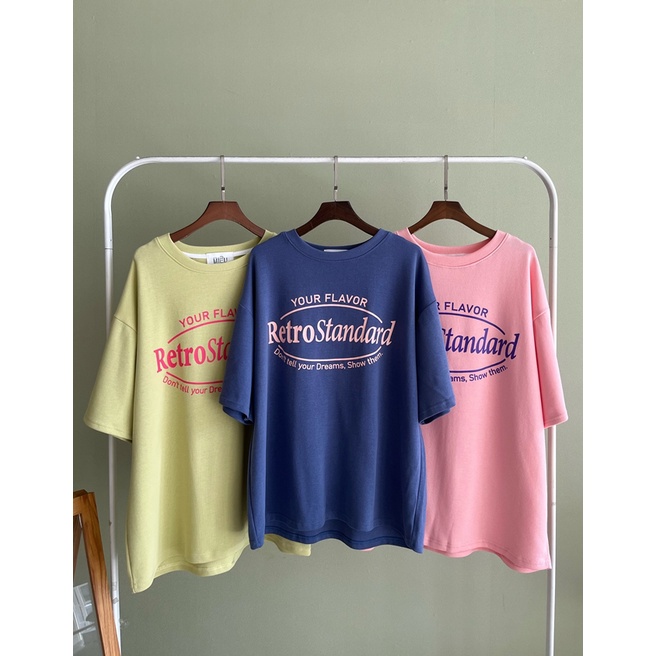 Áo thun Retro Standard Miều Est.2013
