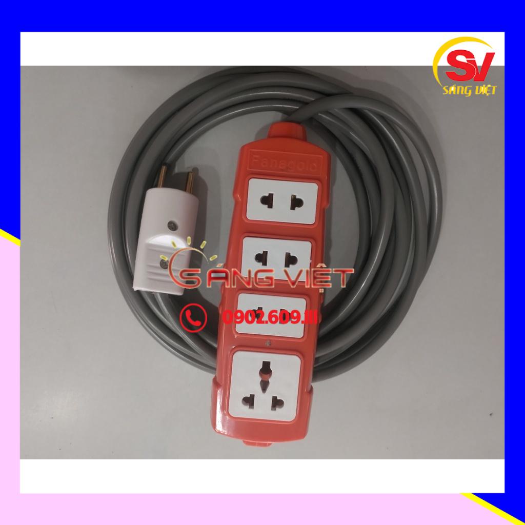 Ổ cắm điện chịu nhiệt 6000W CHỐNG CHÁY, CÔNG SUẤT LỚN, AN TOÀN hiệu Panagold dây điện bọc nguồn 10 mét