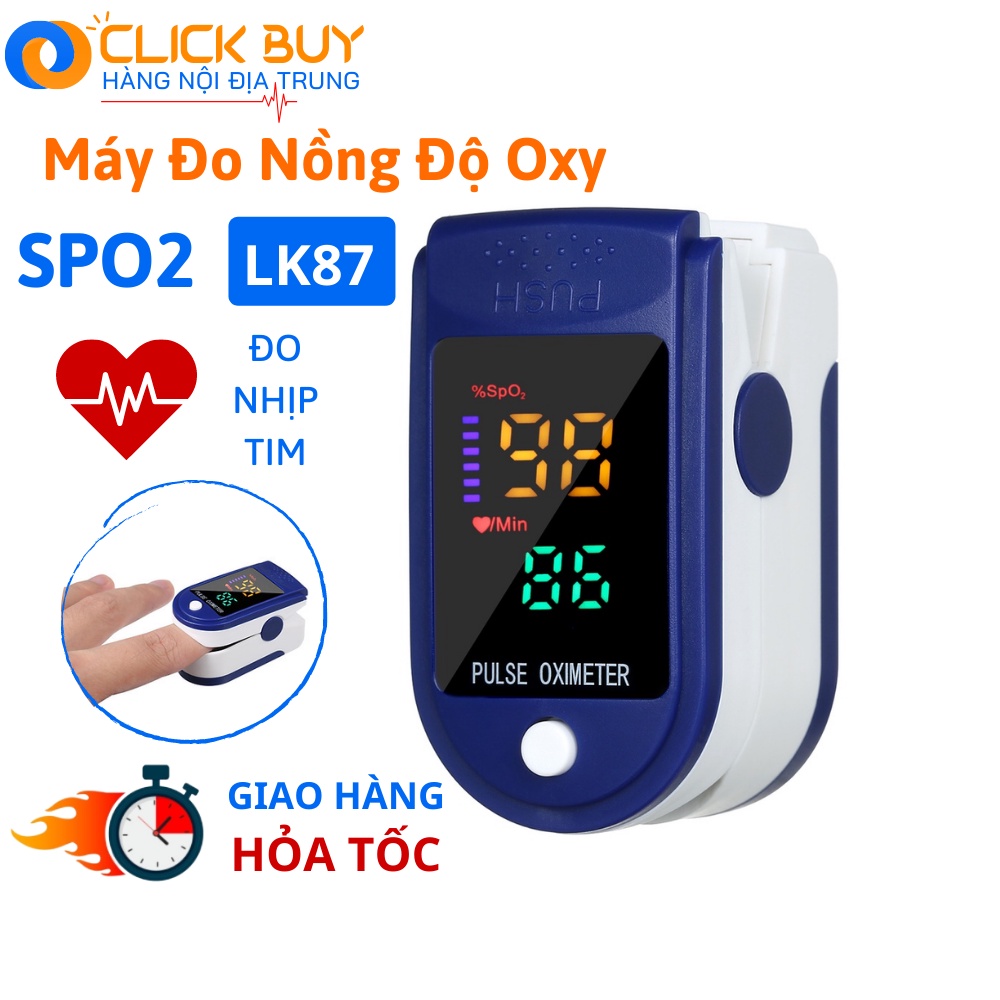 Máy đo nồng độ oxy trong máu LK87 SPO2, đô nhịp tim Pulse Oximeter cầm tay