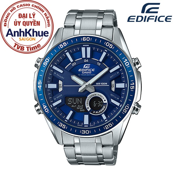 Đồng hồ nam dây kim loại Casio Edifice chính hãng Anh Khuê EFV-C100D-2AVDF (46mm)