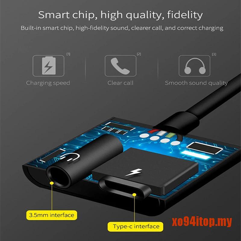 Đầu Chuyển Đổi Âm Thanh Tai Nghe 2 Trong 1 Sang 3.5mm Au | BigBuy360 - bigbuy360.vn