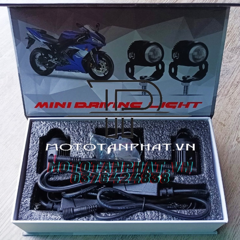 Full bộ trợ sáng mini bi cầu Exciter 155 VVA.