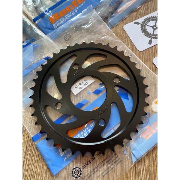 Đĩa tải RECTO SATRIA FI, RAIDER FI 38T, 39T, 40T chính hãng Recto ThaiLand