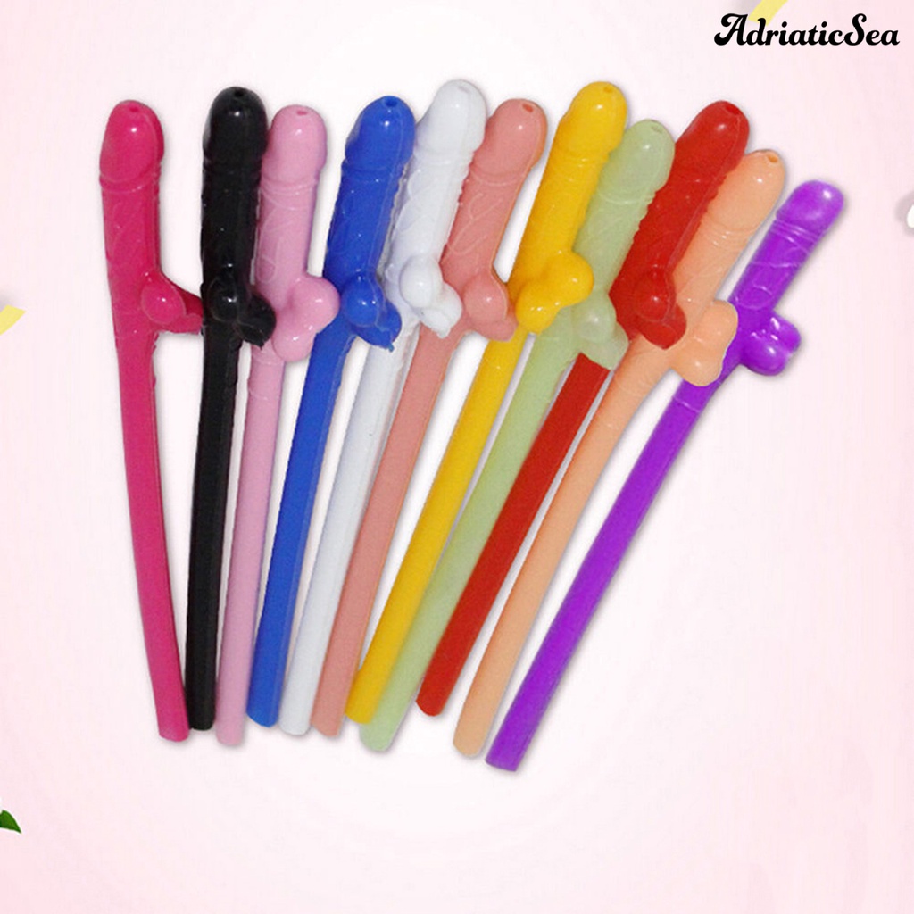 Bộ 10 ống hút nhựa tạo hình độc đáo