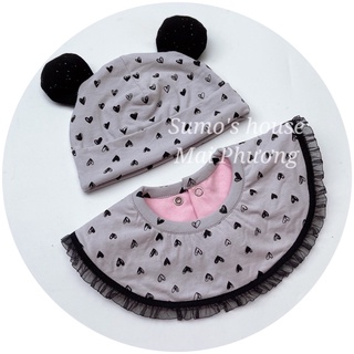 Set Mũ turban yếm