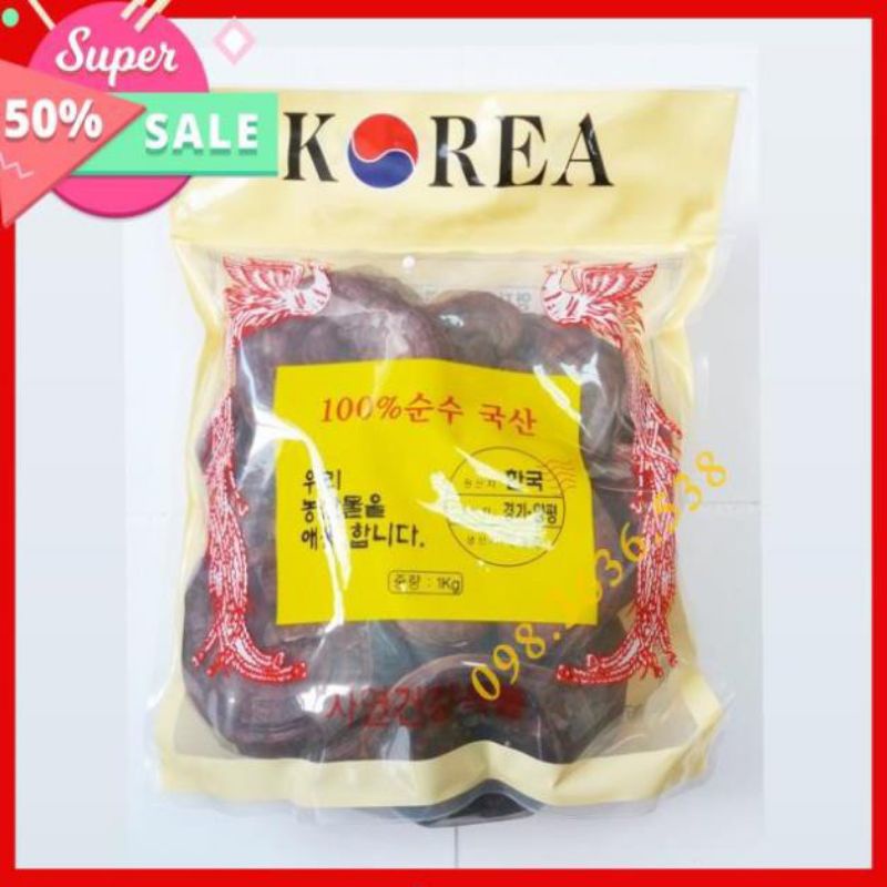 Nấm Linh Chi Hàn Quốc chuẩn Túi 1KG bồi bổ sức khỏe