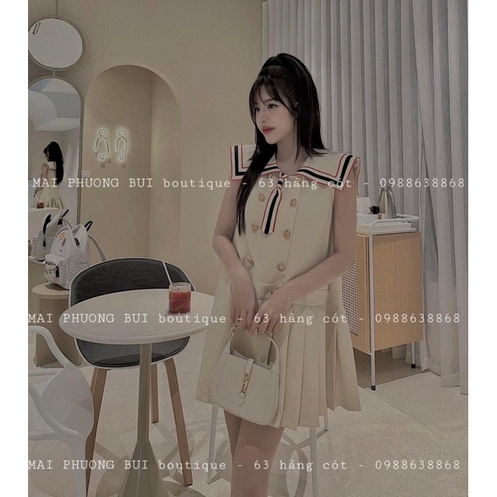 Váy Thô Viền Đuôi Cá 2 Màu Siêu Xinh