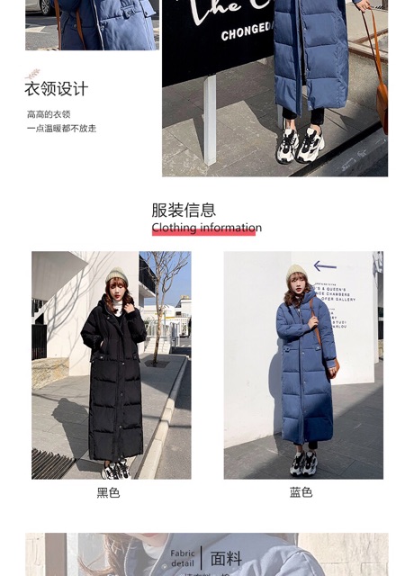 Áo khoác phao đại hàng dáng dài hàng quảng châu❤️sẵn hàng ❤️