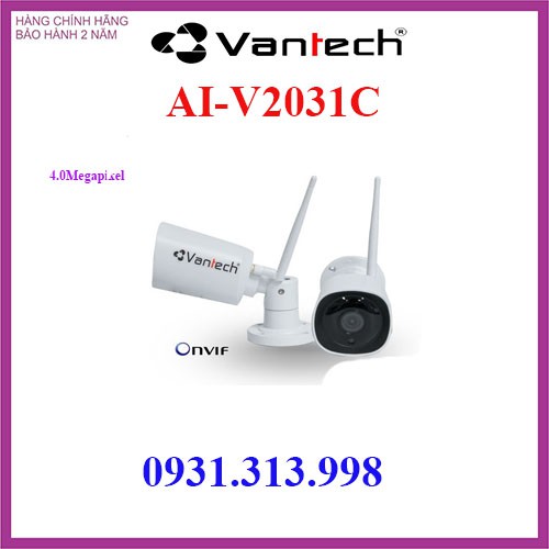 Camera IP AI Wifi 4.0MP VANTECH AI-V2031C