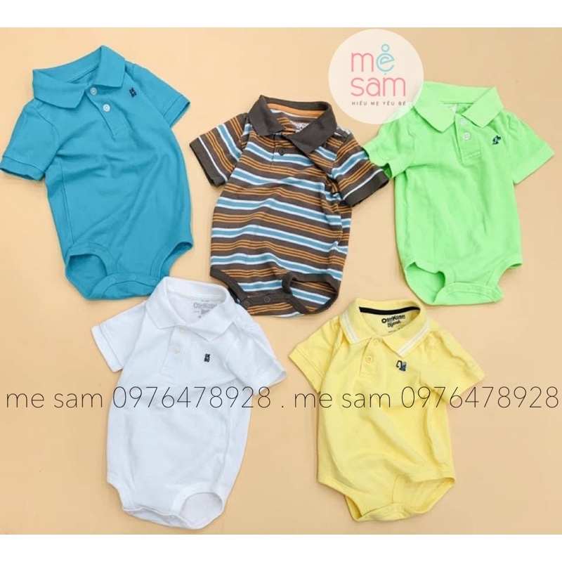 set 5 body chip có cổ polo