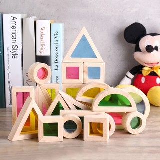 Đồ chơi gỗ - Khối màu kỳ diệu. Đồ chơi giáo dục Montessori cho bé thông minh