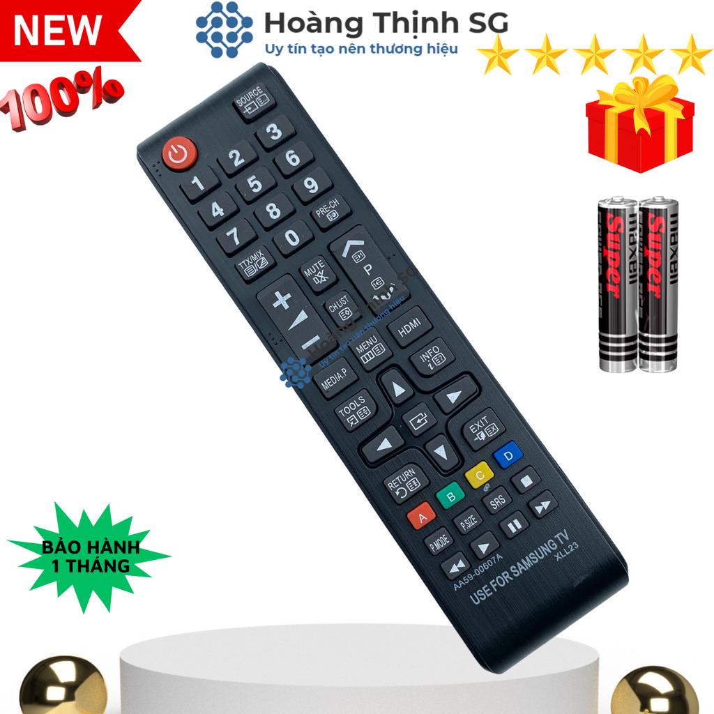 Remote điều khiển tivi Samsung 00607A, điều khiển TV Samsung các dòng tivi SMART /LED/ LCD - Tặng kèm pin