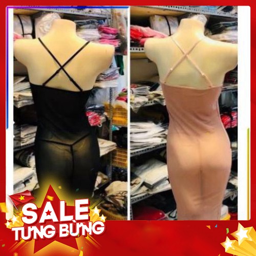 -HÀNG NHẬP KHẨU Váy Ngủ 2 Dây Dáng Dài Gợi Cảm, Đầm Ngủ Sexy Cospplay Voan Xuyên Thấu Cao Cấp - Mã: VN7D Liên hệ mua hàn