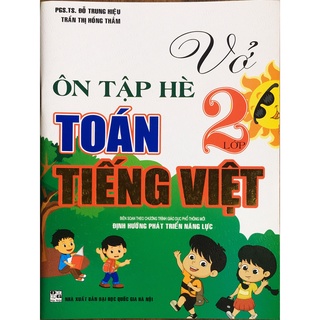 sách - Vở ôn tập hè toán - tiếng việt lớp 2