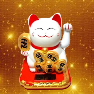 MÈO THẦN TÀI, MÈO MAY MẮN MANEKI NEKO VẪY TAY 23013,23014 CAO 7CM,10CM