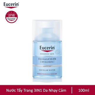 Eucerin Nước Tẩy Trang DermatoClean Micellar Cleansing Fluid 3 in 1 100ml (mẫu mới)