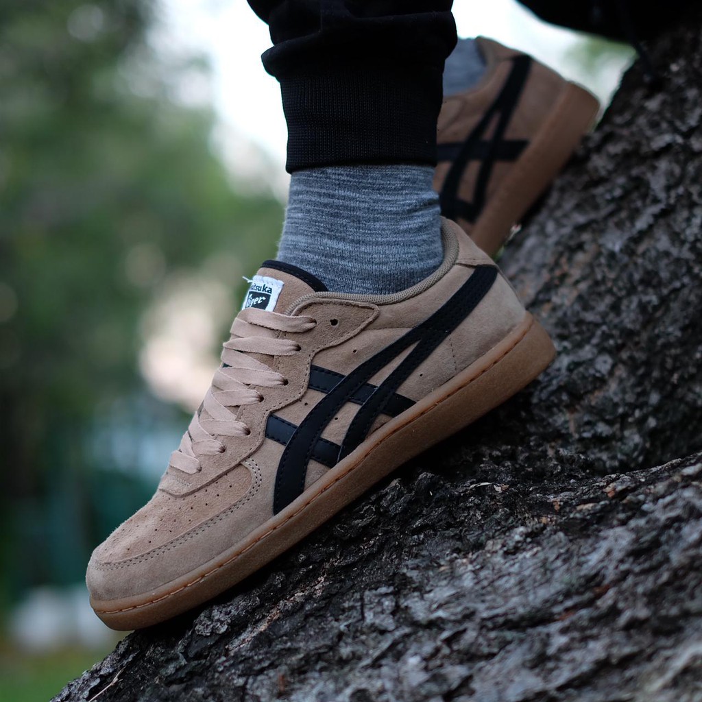 Onitsuka Tiger Giày Bata Da Lộn Thời Trang Năng Động