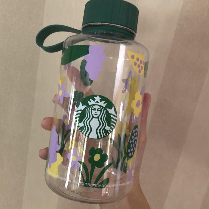 ➴ Chai Nước Starbucks tumbler x kreaby 1L ✹