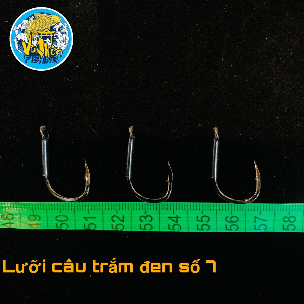 Lưỡi Câu Cá Săn Hàng Bọc Cán Siêu Cường Thuỷ Bạc | Lưỡi Câu Cá Cỡ Lớn - Vũ Môn Fishing