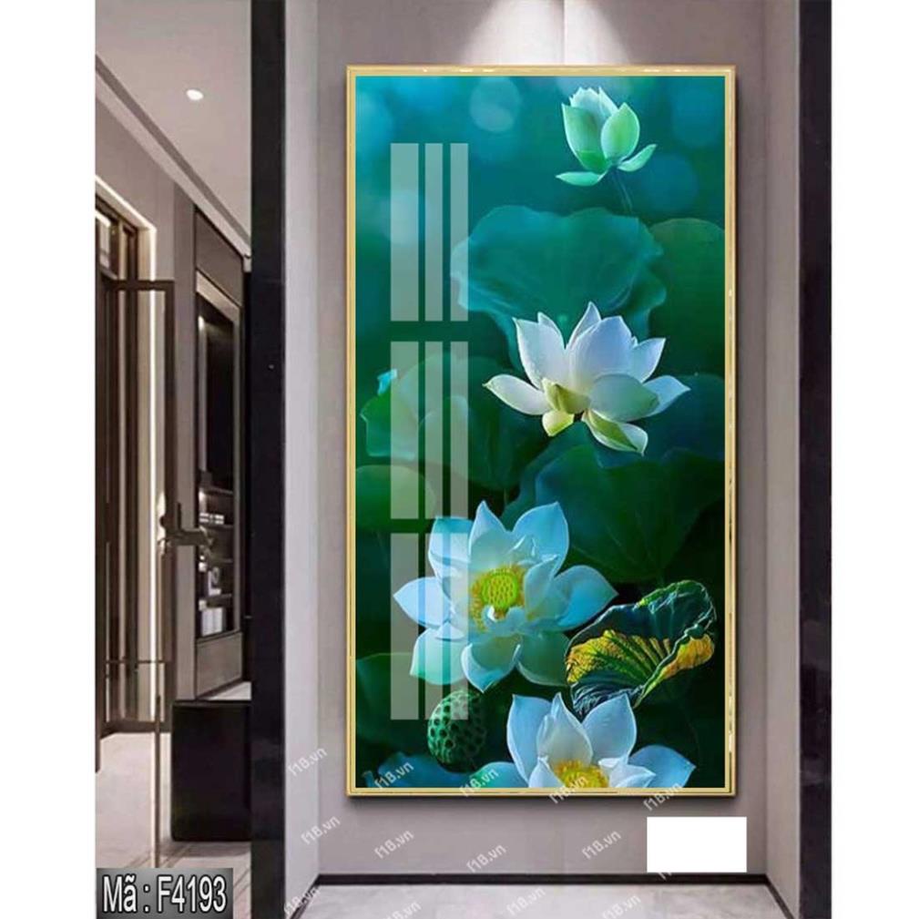 Tranh treo tường CHIẾU NGHỈ - HÀNH LANG tranh tráng gương pha lê bóng mịn chống ẩm mốc phai màu mối mọt