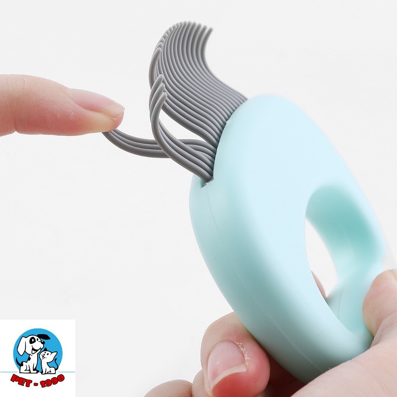 Lược Chải Lông Hình Tai Mèo, Gỡ Rối Lông Và Massage Cho Chó Mèo