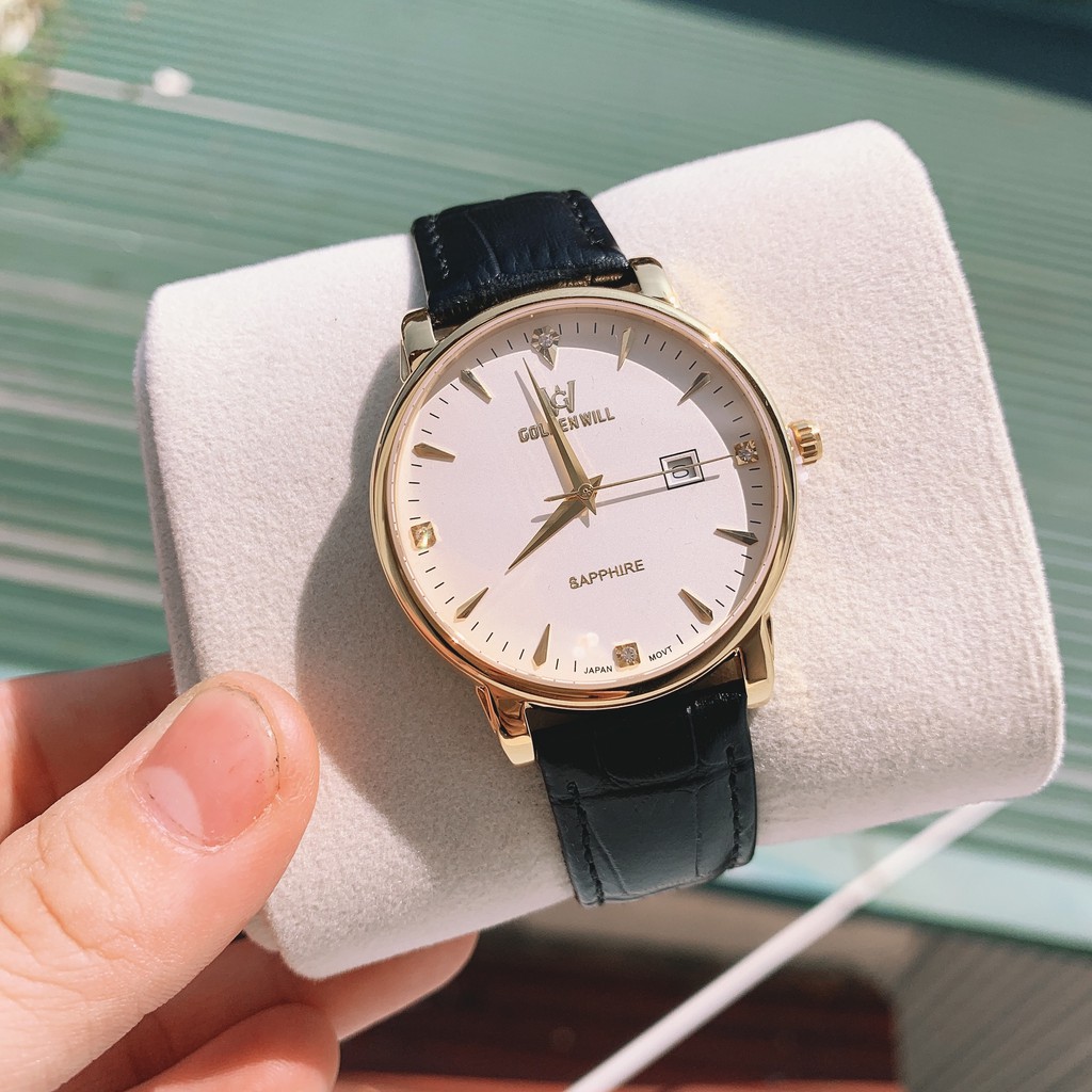 Đồng Hồ Nam Golden Will 2134 Dây Da