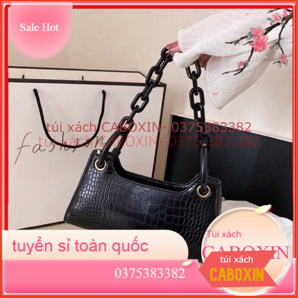 Túi kẹp nách dây xích to phong cách hàn quốc -CABOXIN tuyển sỉ toàn quốc