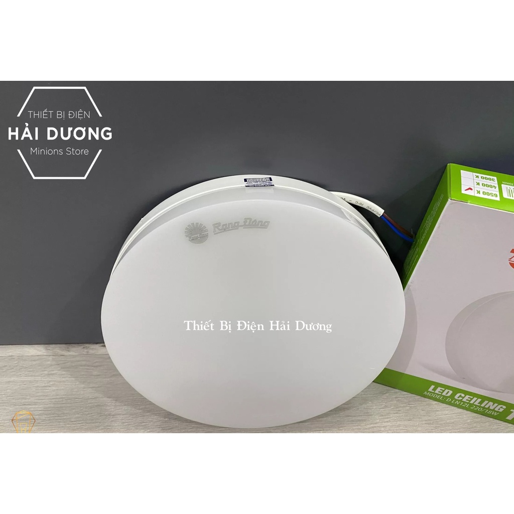 Đèn LED Ốp Trần Tròn - Vuông Vô Cực 18w - 22w Rạng Đông D LN09L 225/18W - Bảo Hành 2 Năm