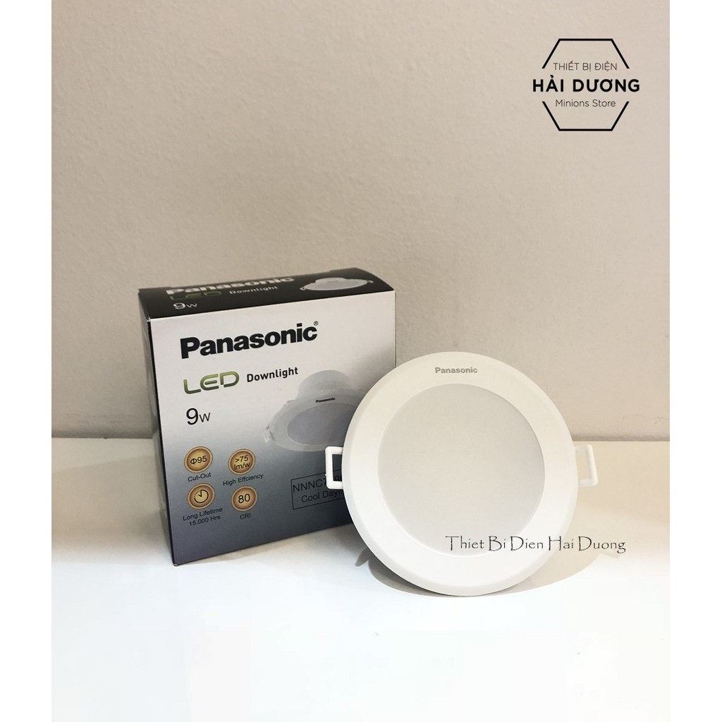 Đèn Panasonic LED Downlight âm trần 9w - Bảo hành 24 tháng - Bảo vệ mắt - Tuổi thọ cao - Chip led chính hãng