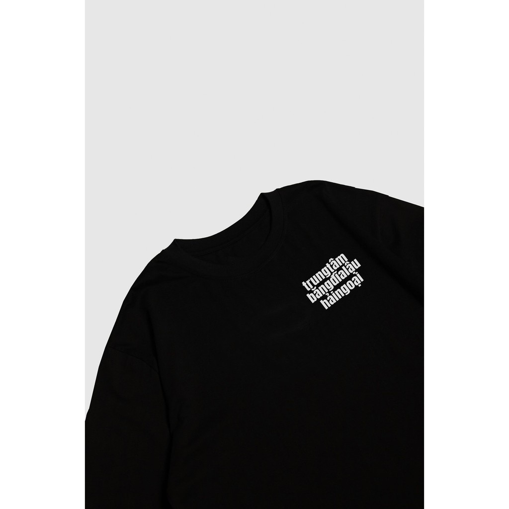 Áo thun oversize Trung tâm băng đĩa lậu hải ngoại