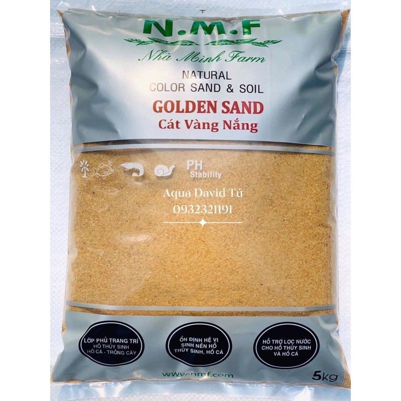 Cát Nắng Vàng (1kg) Cát nhà e mịn,cực kì sạch và rất đẹp phù hợp các bể cá đĩa,thần tiên,ali-đầu bò,bể thuỷ sinh,biotop