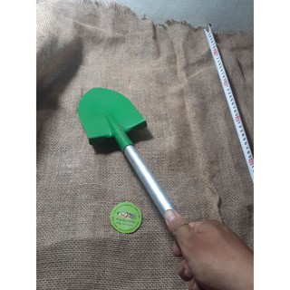 Xẻng Nhỏ Mini Xúc Đất (1 cái) Có Cán Sắt Mũi Màu Xanh
